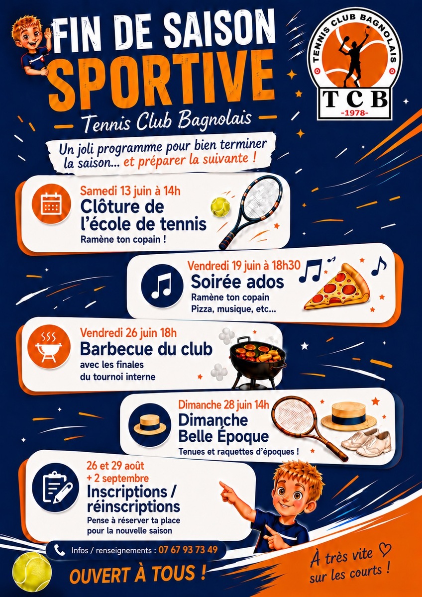 Le programme de cette fin d'année