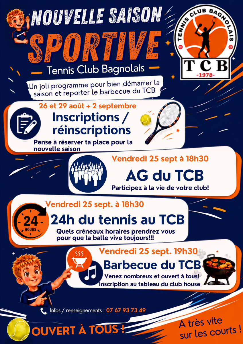 Programme début de saison 2027