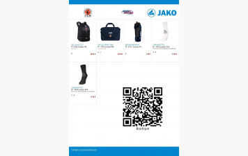 boutique en ligne du club